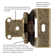 Wrap Around Single Door Hinge
