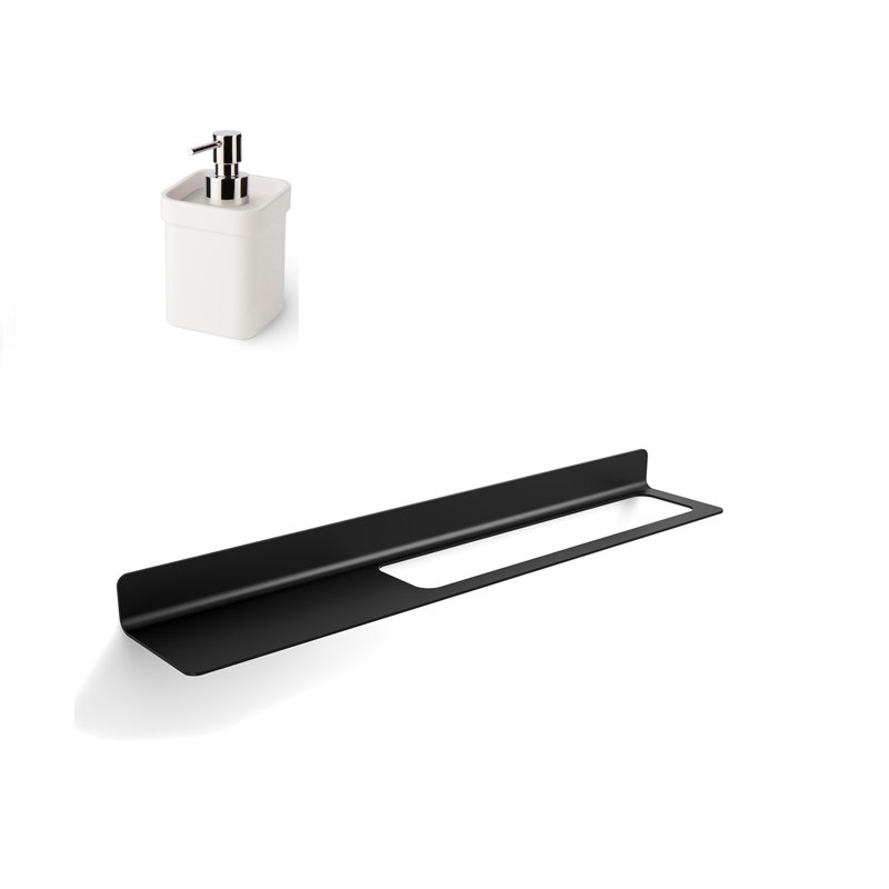 Seta 2 - Piece Bathroom Hardware Set, Black