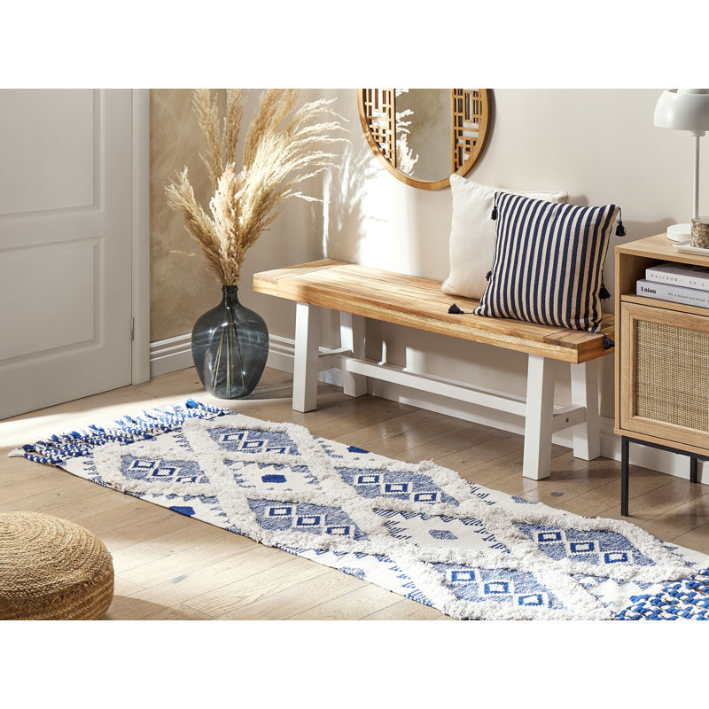 Koppel Moroccan Hand Woven Area Rug, Runner 80 x 200cm