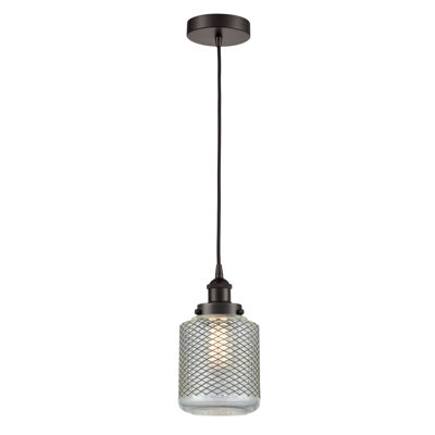 Luminaire suspendu cylindrique à 1 lumière Iyana