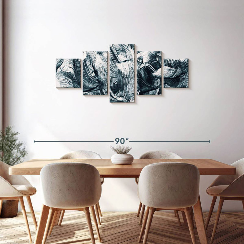 Coup de pinceau Wallie, H 30 po x l 68 po