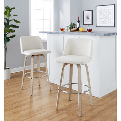 Swivel Upholstered Counter Stool