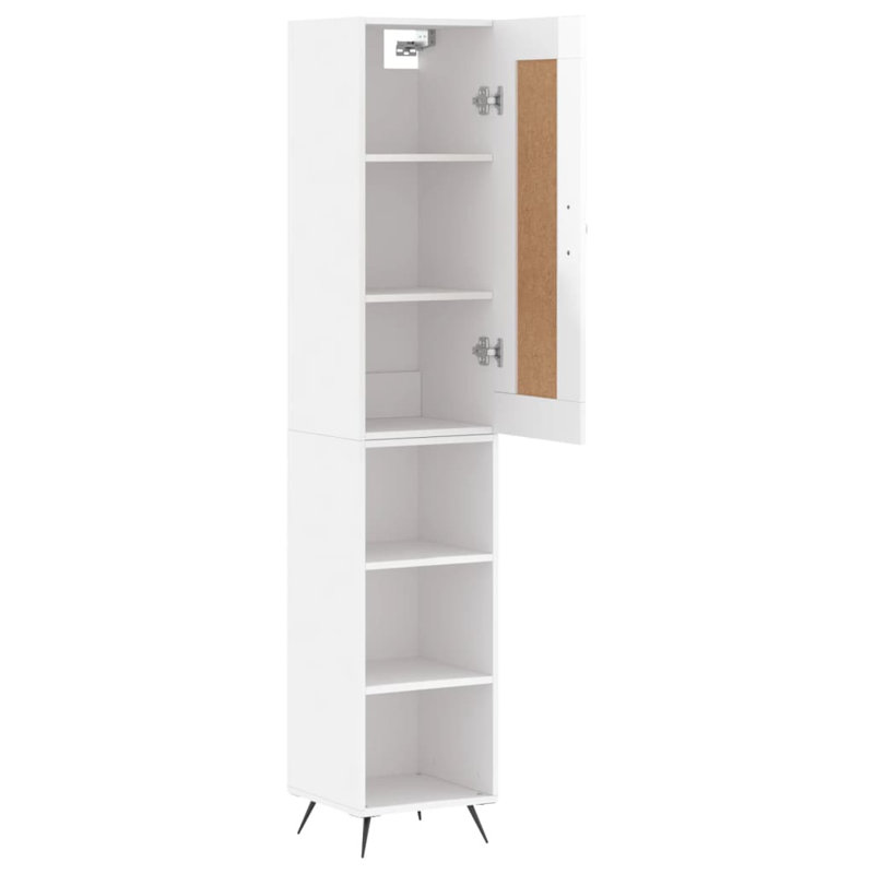 34.5cm Sideboard, High Gloss White