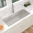 45 in. Undermount Kitchen Sink 16 Guage Single Bowl Stainless Steel Workstation with Accessories-133026711