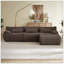L Sofa, Cloud Boneless Couches for Living Room, Modern Modular Sectional Sofa, Oversized-764116243