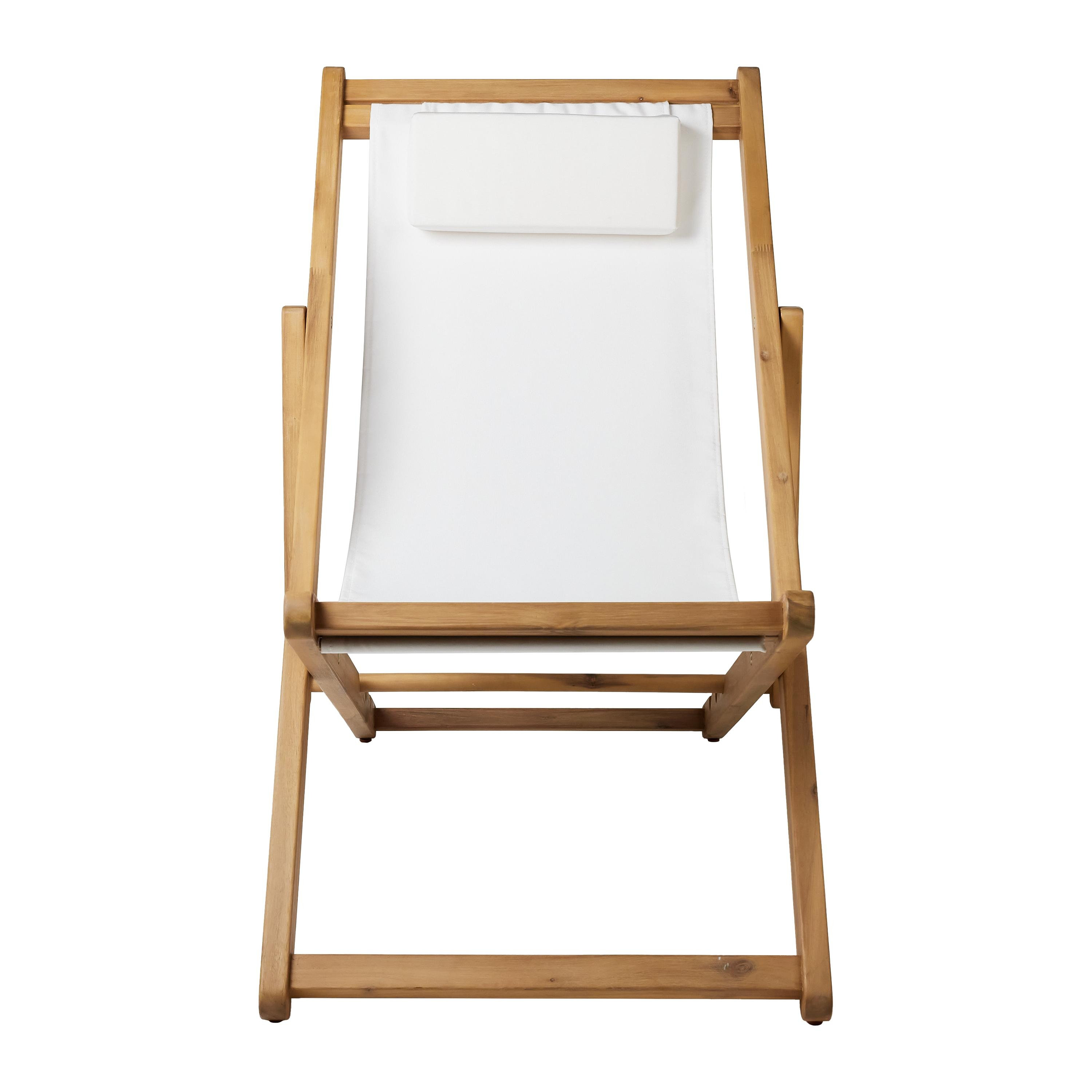 lounge chair wood sling chair frame
