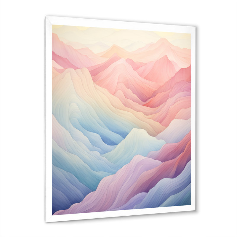 Majestic Mountain Views II, H 32 po x l 24 po x P 1 po, Cadre simple blanc
