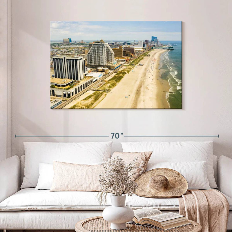 Lynelle, côte d'Atlantic City, H 30 po x l 45 po