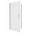 1 3/8" Adjustment,Universal Pivot Shower Door, Open Outside, With 1/4" Tempered Glass Finish 3272-119845704
