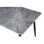 Darees Stone Top Metal Base Dining Table-684337398