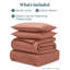 Microfiber No Pattern Duvet Cover Set with Pillowcases Included-115671378-115671384