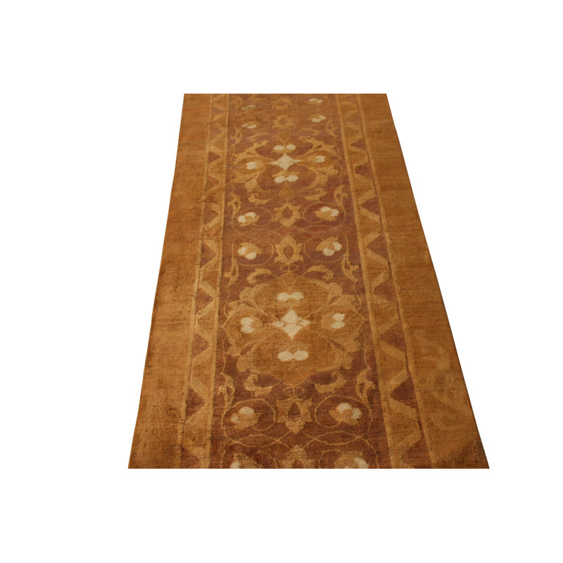 One-of-a-Kind 3' X 18" Hand Knotted Area Rug