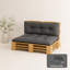 Coussins de remplacement épais, coussins de palette d'extérieur (coussin seulement)-744643446