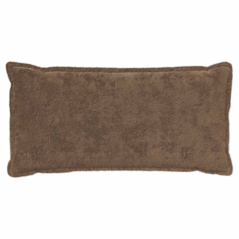 Cream Cushion Cover, Light Brown, Rectangle 40cm H x 80cm W
