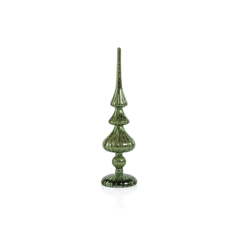 Embouts de table à DEL, ensemble de 2, Vert antique