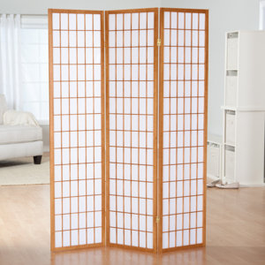 Kwiatkowski 71" H Folding Room Divider
