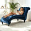 Tufted Armless Chaise Lounge