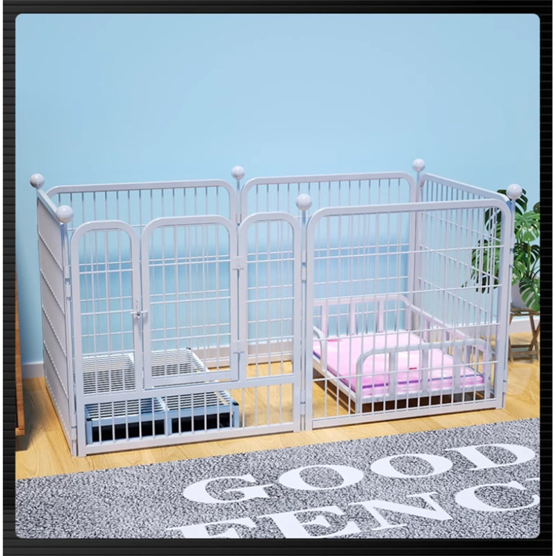 Panel Metal Exercise Pen, 39.37" H x 62.99" W x 31.49" D