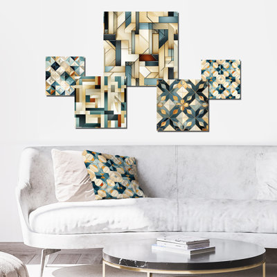 Hayworth - Geometric Wall Art Set Of 5