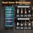 15" Wine Premium Refrigerator 30 Bottle Dual Zone Wine Cooler with Two Handle and Reversible Hinge-117452091