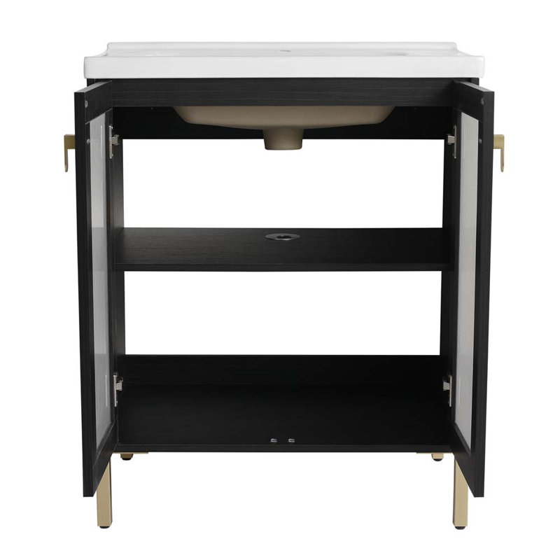 Ensemble de meuble-lavabo simple 27,8 po Weda