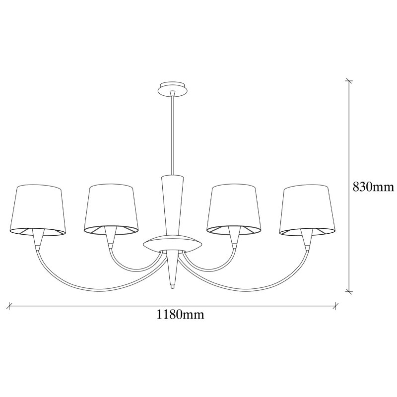 Pomfret Semi Flush Mount