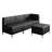 Vinyl 26.38'' Reception Loveseat