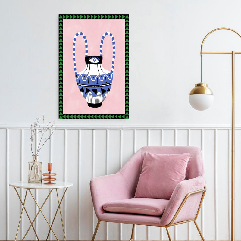 Art contemporain abstrait coloré, H 24 po x l 16 po