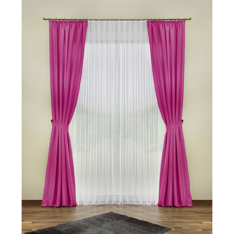 Anita Sheer Single Curtain Panel, 900cm Width x 295cm Drop