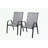 2 Piece Patio Chairs with Armrest and High Backrest-126273331