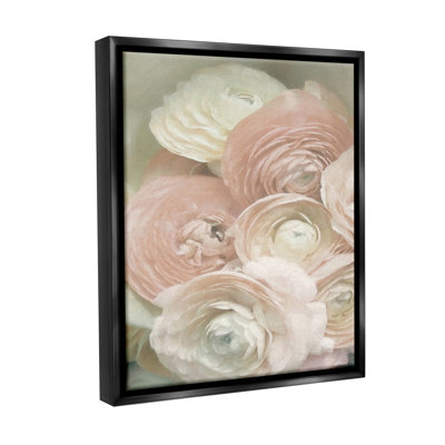 «Ranunculus Blooms Motif Floater Frame» sur