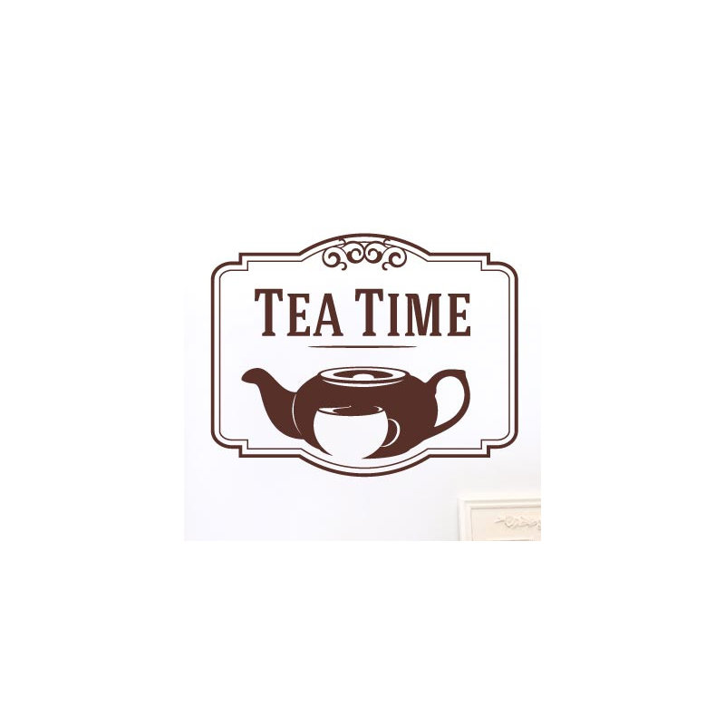 Non-Wall Damaging Wall Decal, Brown, Large