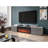Aiyah TV Stand for TVs up to 70" with Electric Fireplace Included-1435651308