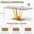 Tempered Glass Top  Dining Table-1676177246