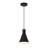Keshandra 1 - Light Matte Black Cone Pendant-1235640322