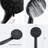 Matte Black Wall Mounted Shower System With Dual . 7 Spray Modes Head & Hand Shower. All Metal. 1.8 Gpm Flow Rate. 59" Hose. 1/2" Connection. Tub Spout Included . High Faucet. Metal Structure.-118625424