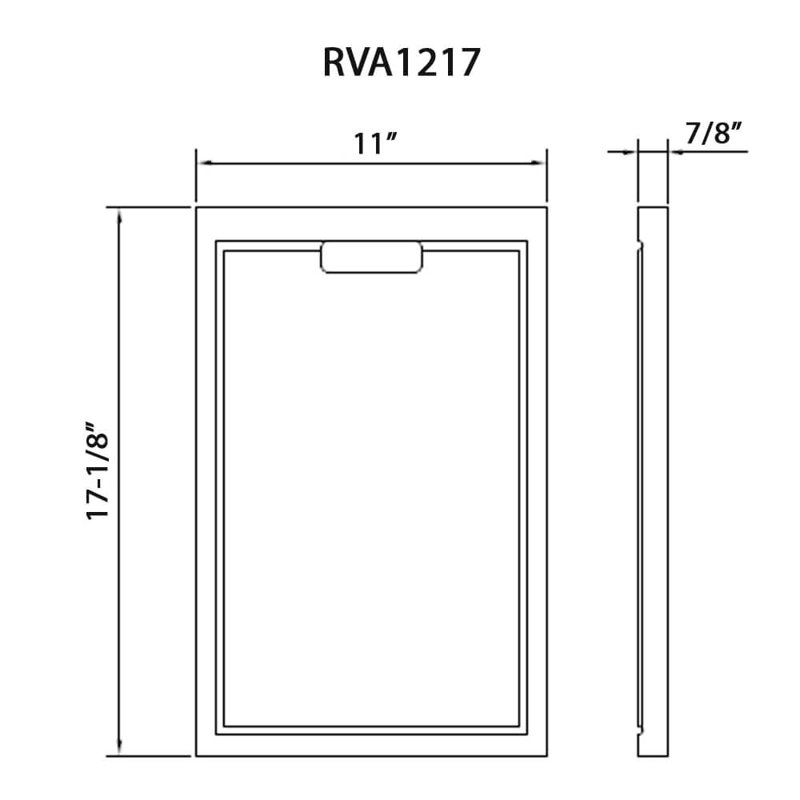 Planche à découper en bois massif Ruvati LedgeFit pour éviers de poste de travail Ruvati, H 17,125 po x l 11 po x P 0,875 po