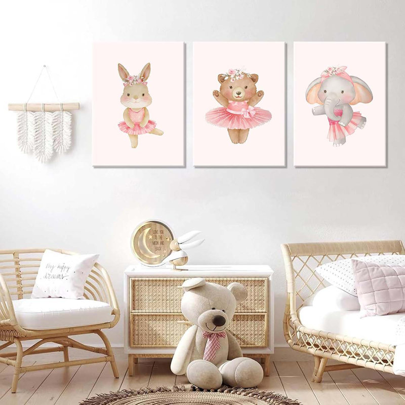 3 Piece Wrapped Canvas Print, 60 cm H x 120 cm W