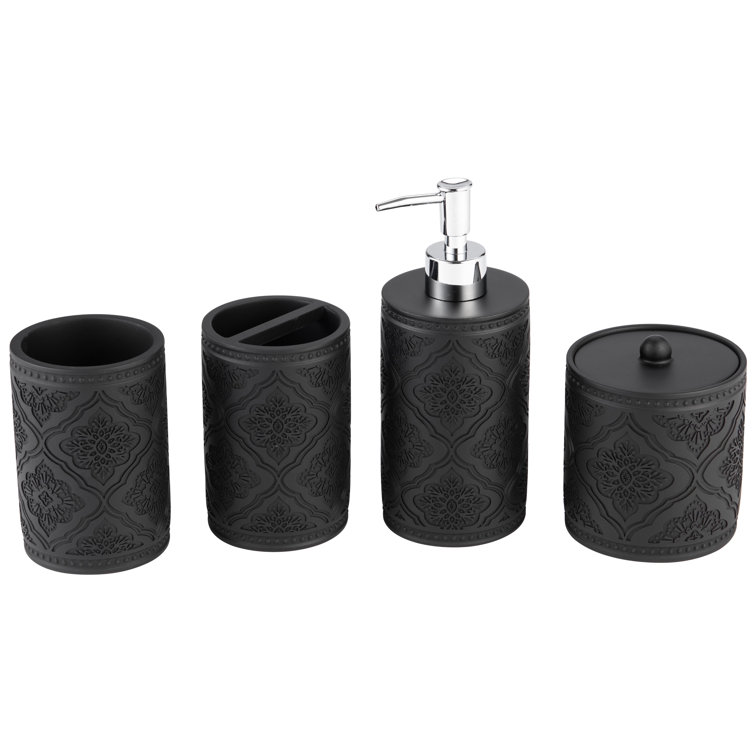 Wehr 4 Piece Bathroom Accessory Set