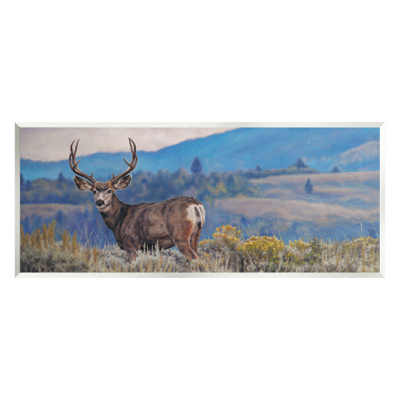 Art mural de Stupell Industries, paysage de montagnes, par David Graham-au-891