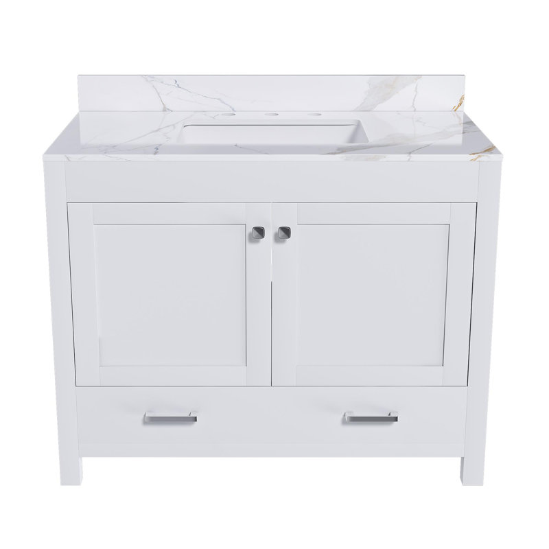 Meuble-lavabo simple autoportant 43 po avec lavabo