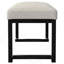 Banc rembourré capitonné Mira Vanilla Boucle-2110722149