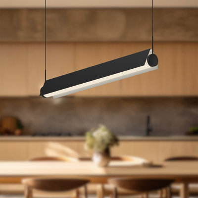 Luminaire suspendu linéaire à 1 lumière pour îlot de cuisine Phoenix Phoenix