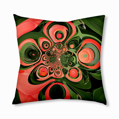 Abstract Reversible Throw Pillow