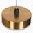 Essinger 3-Light Black & Gold Linear LED Pendant for Kitchen Island with Adjustable Wire 