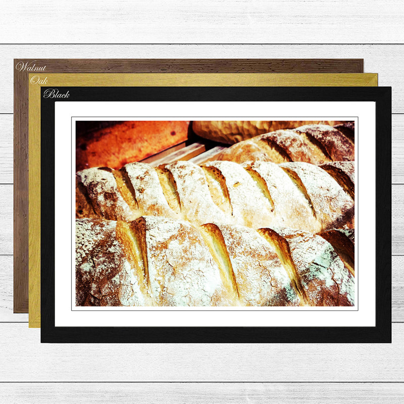 Single Picture Frame Print, Black