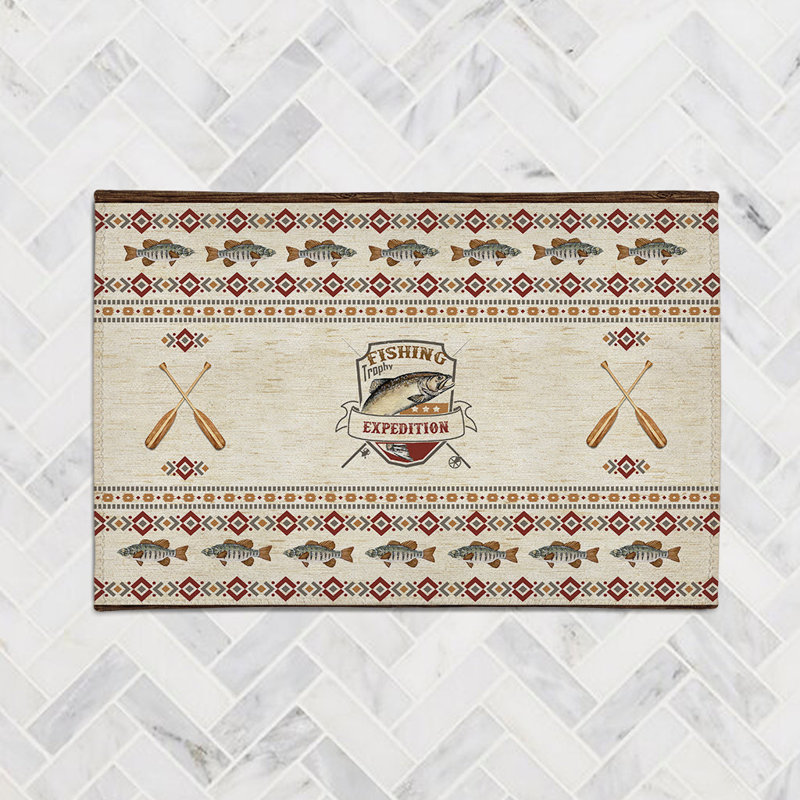 Tapis de pêche en chenille, Rectangle 5 pi x 7 pi