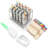 Oukaning 10Pcs Stainless Steel Ice Cream Stick Popsicle Mold 