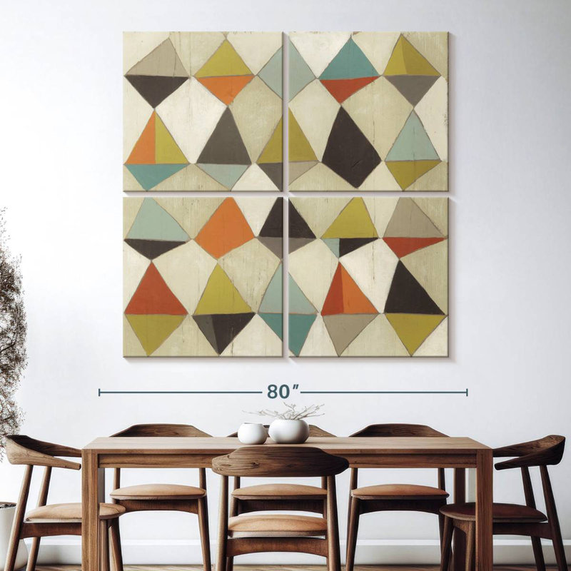 Motif ondulé III, H 74 po x l 74 po