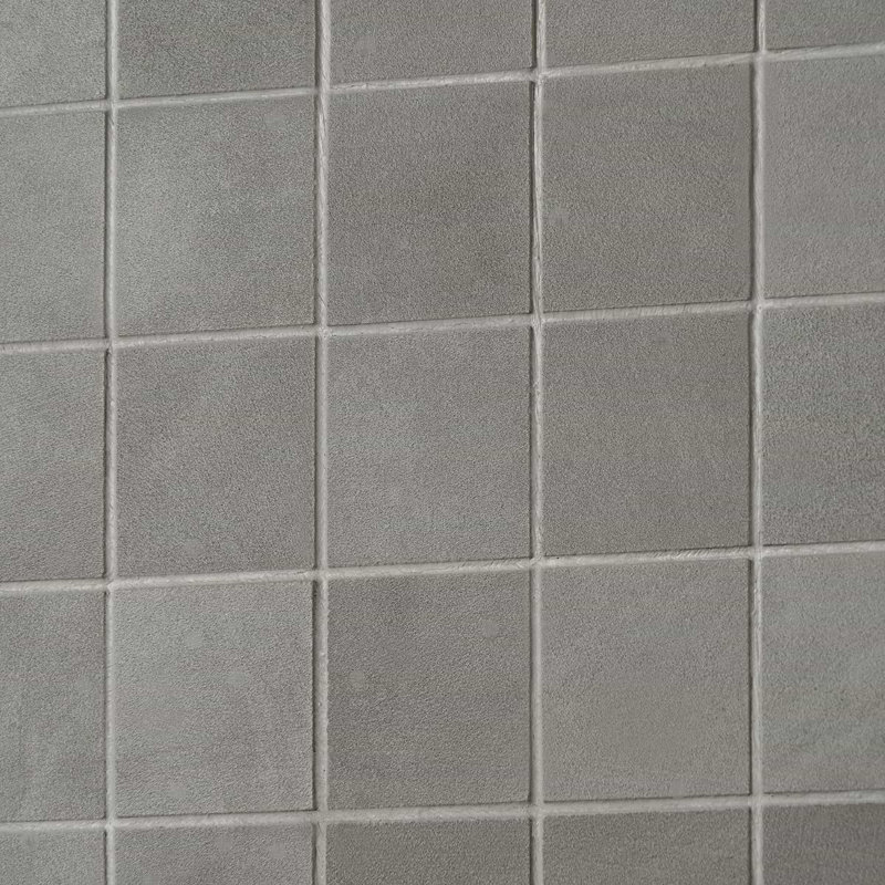 Clay 12x12 Matte Concrete Look Porcelain Mosaic Tile, Awake Gray